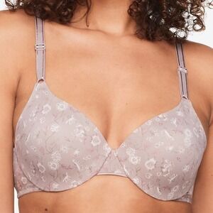 Warners Women This Is Not A T-Shirt Bra Beige 38B Full Coverage Feminine NWT